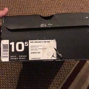 Jordan 11 playoffs from 2010 deadstock size 10.5
